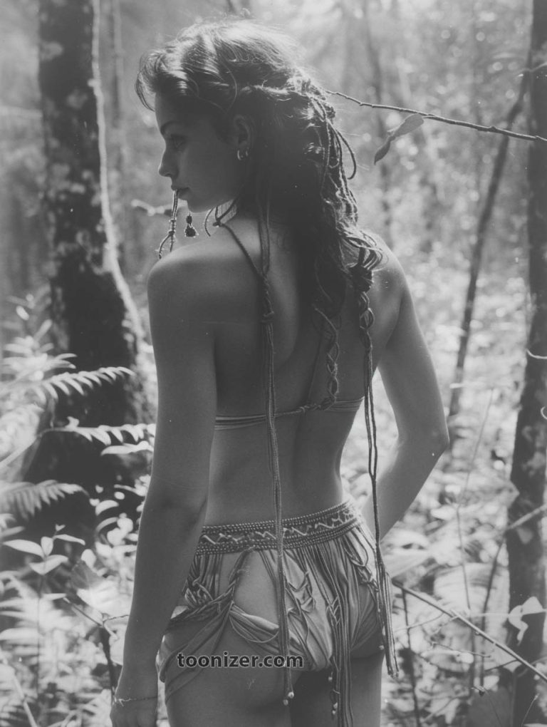 analog black and white portrait