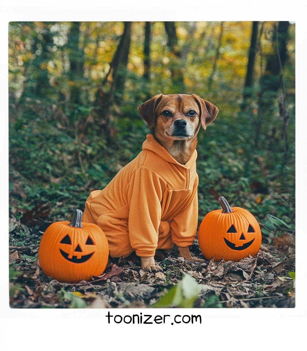 Adorable dogs and cats in Halloween costumes