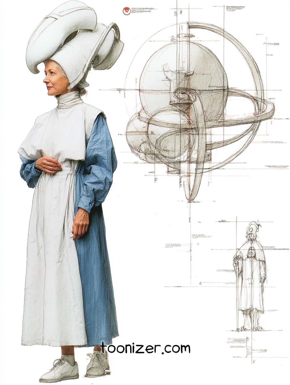 futuristic character design