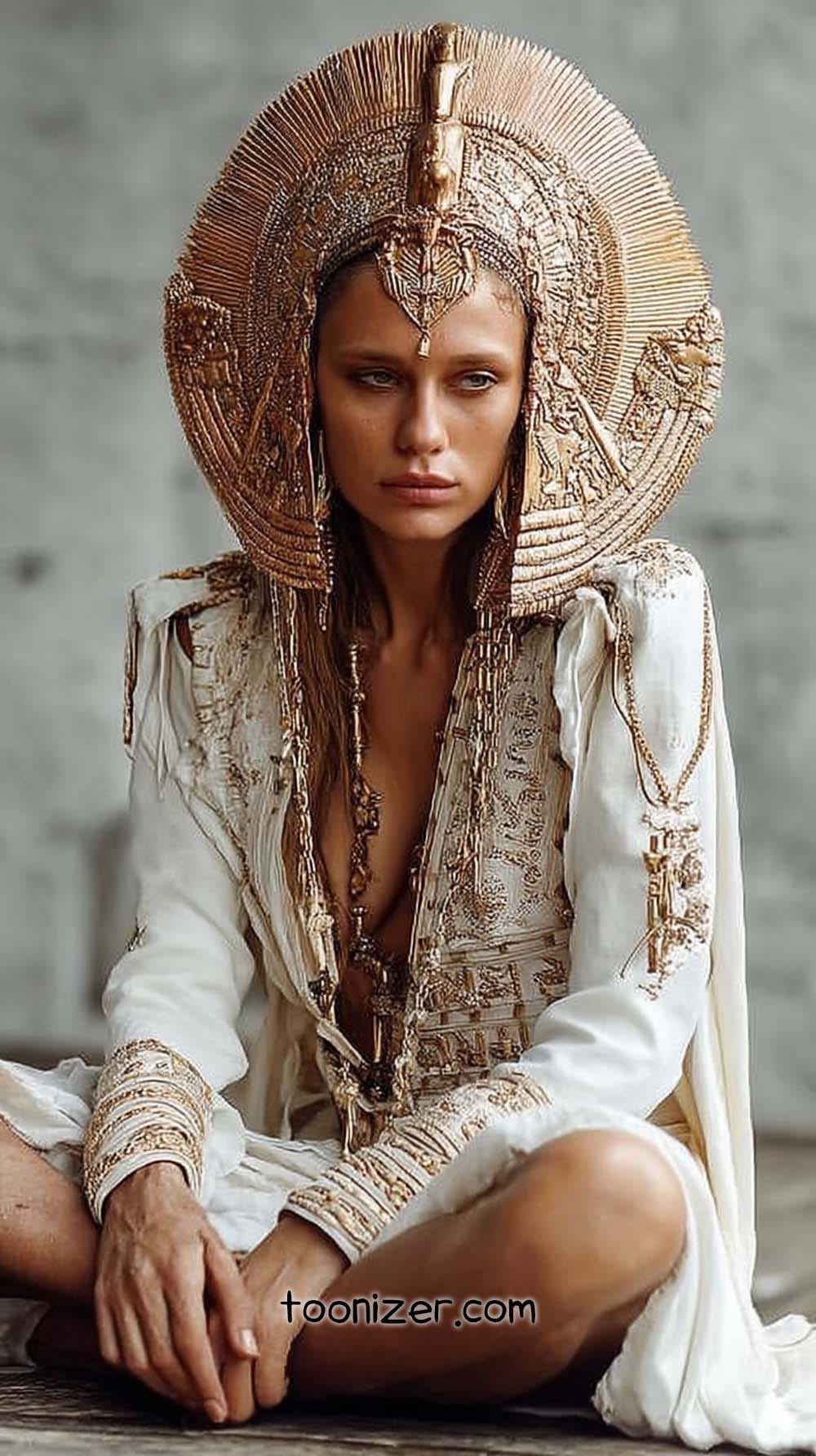 futuristic egyptian fashion