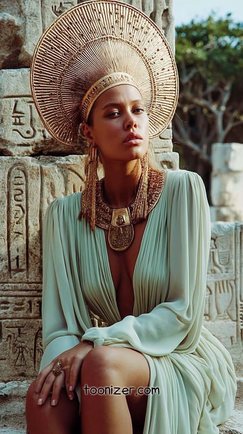 futuristic egyptian fashion