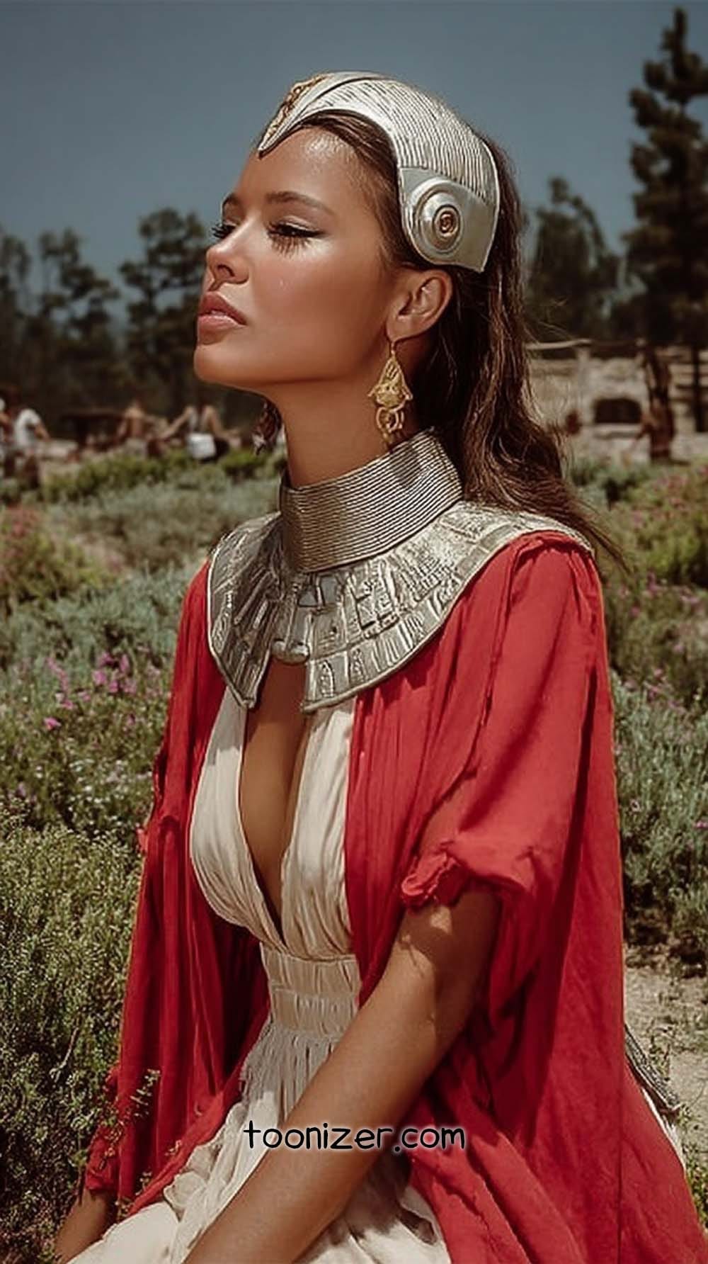 futuristic egyptian fashion