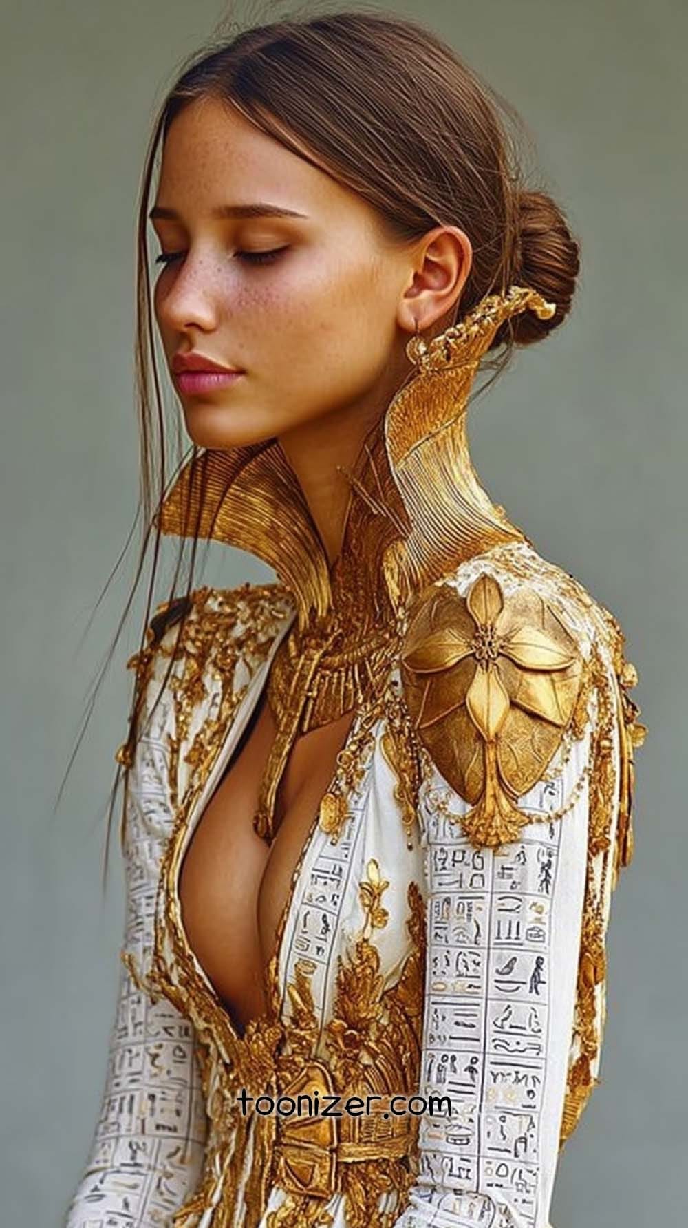 futuristic egyptian fashion