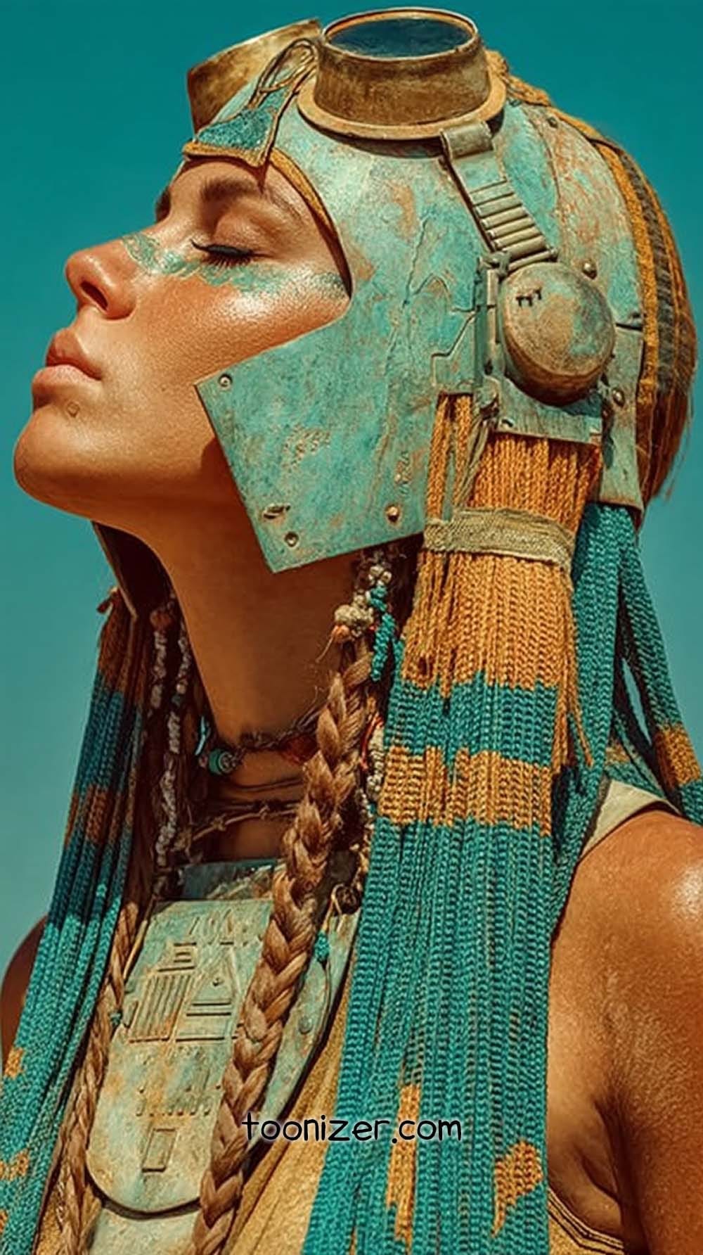 futuristic egyptian fashion