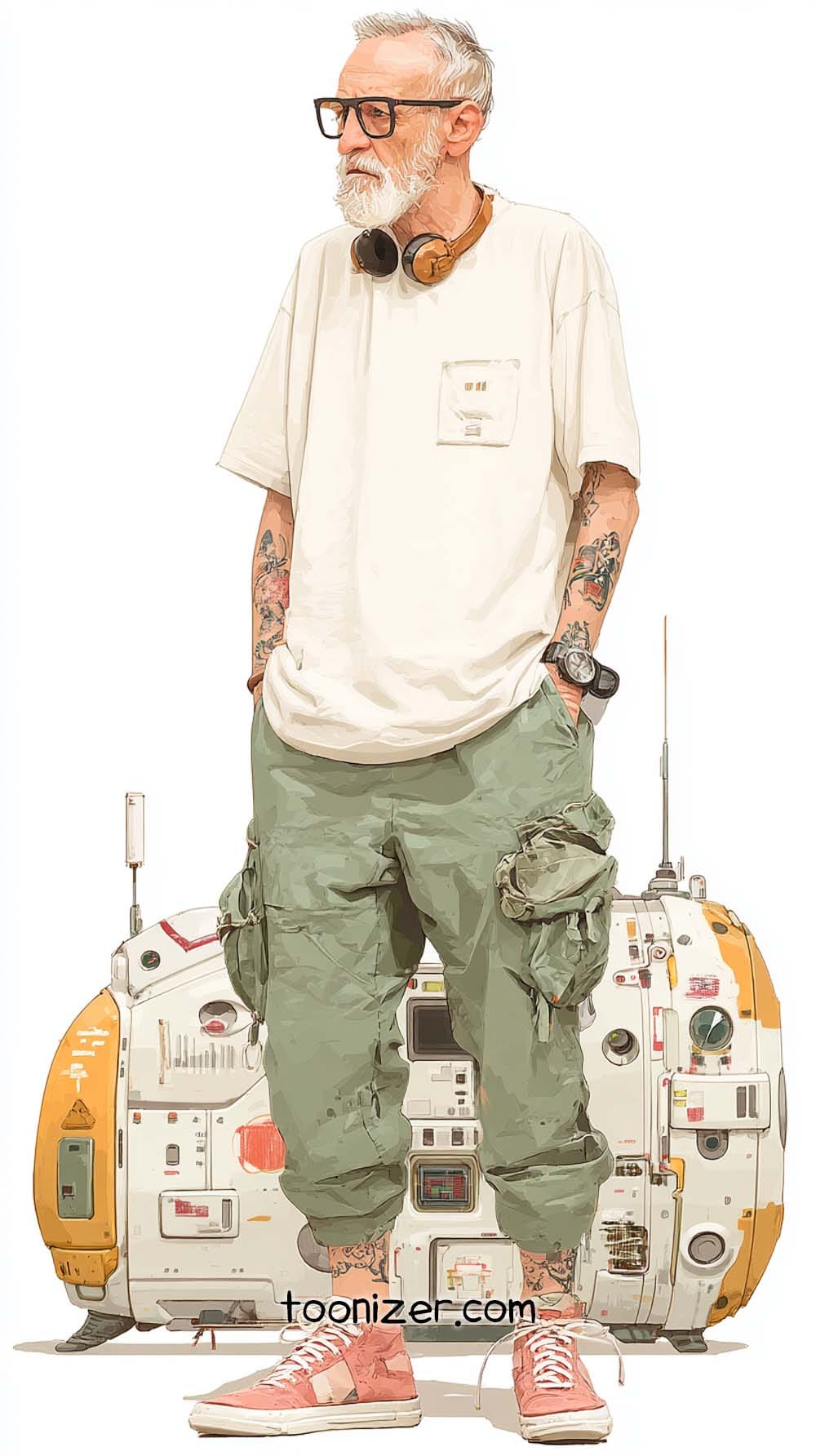 futuristic character design