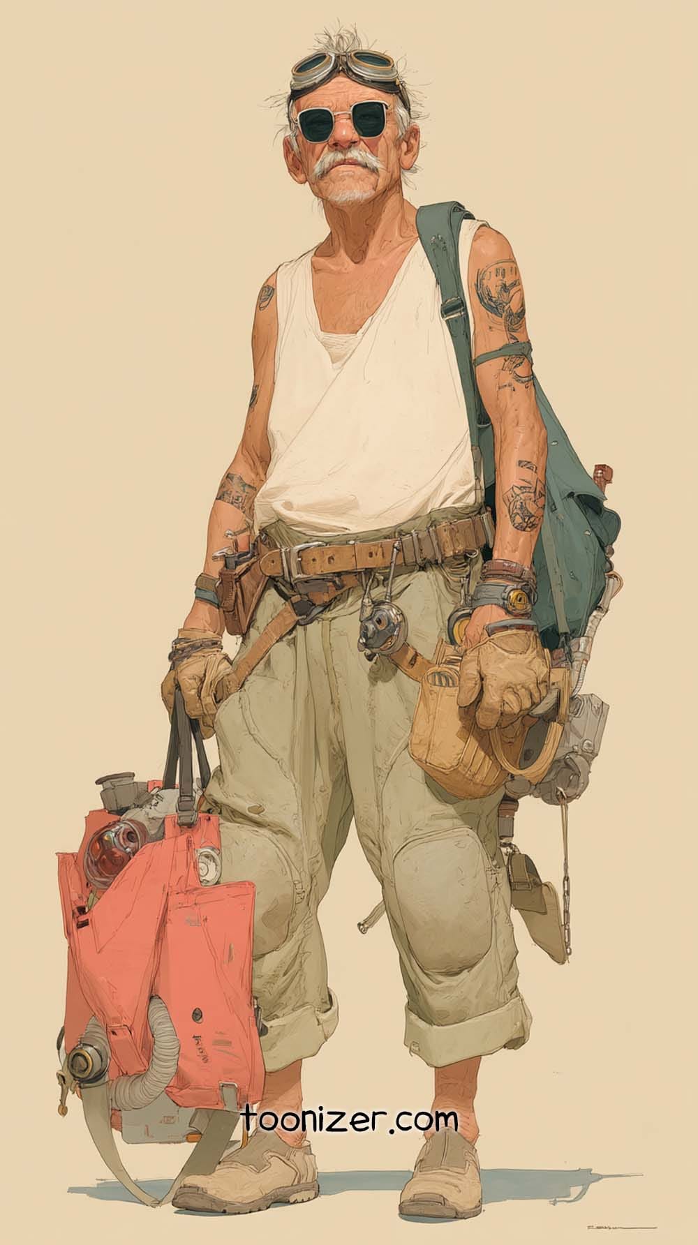 futuristic character design