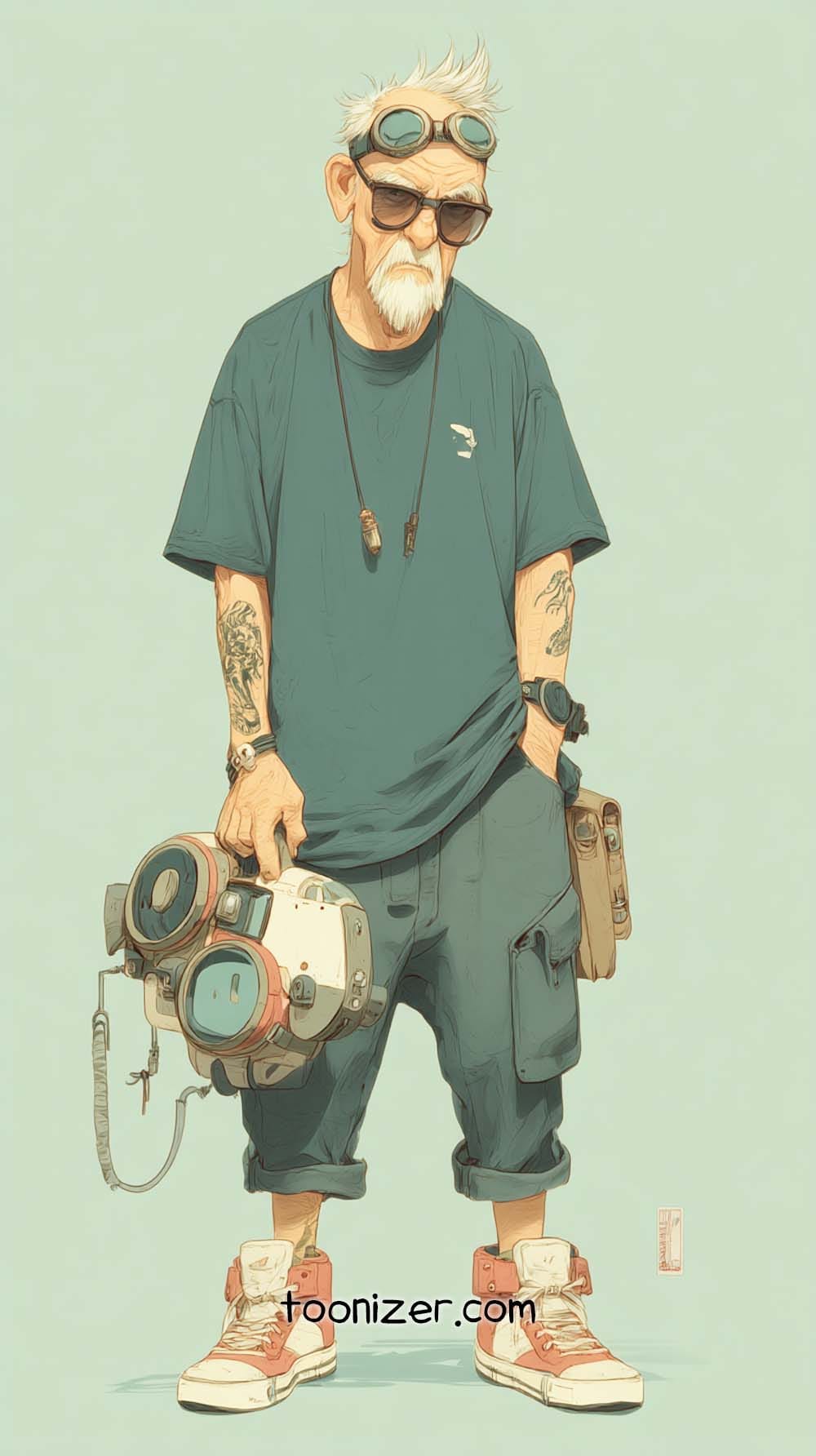 futuristic character design