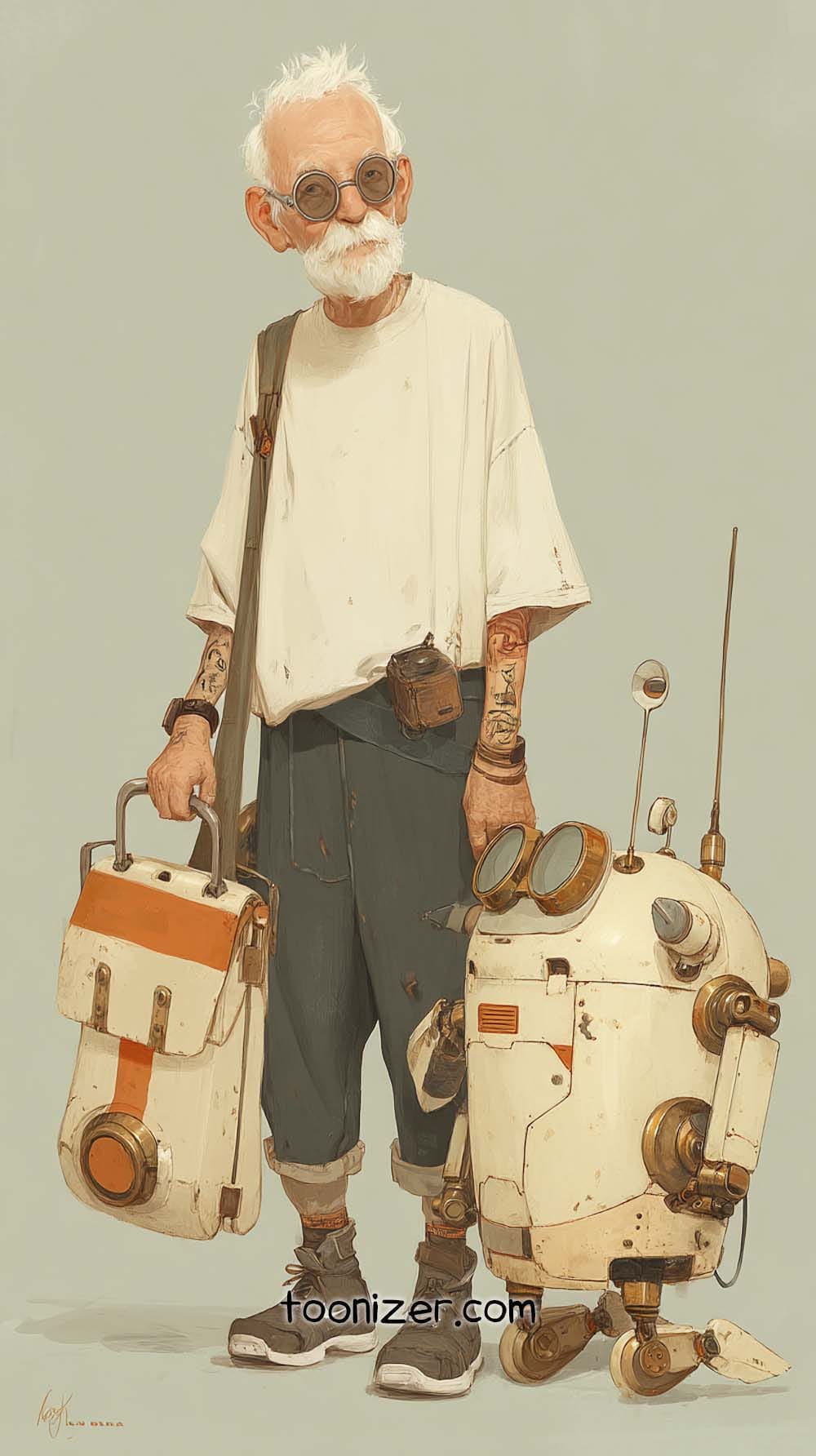 futuristic character design