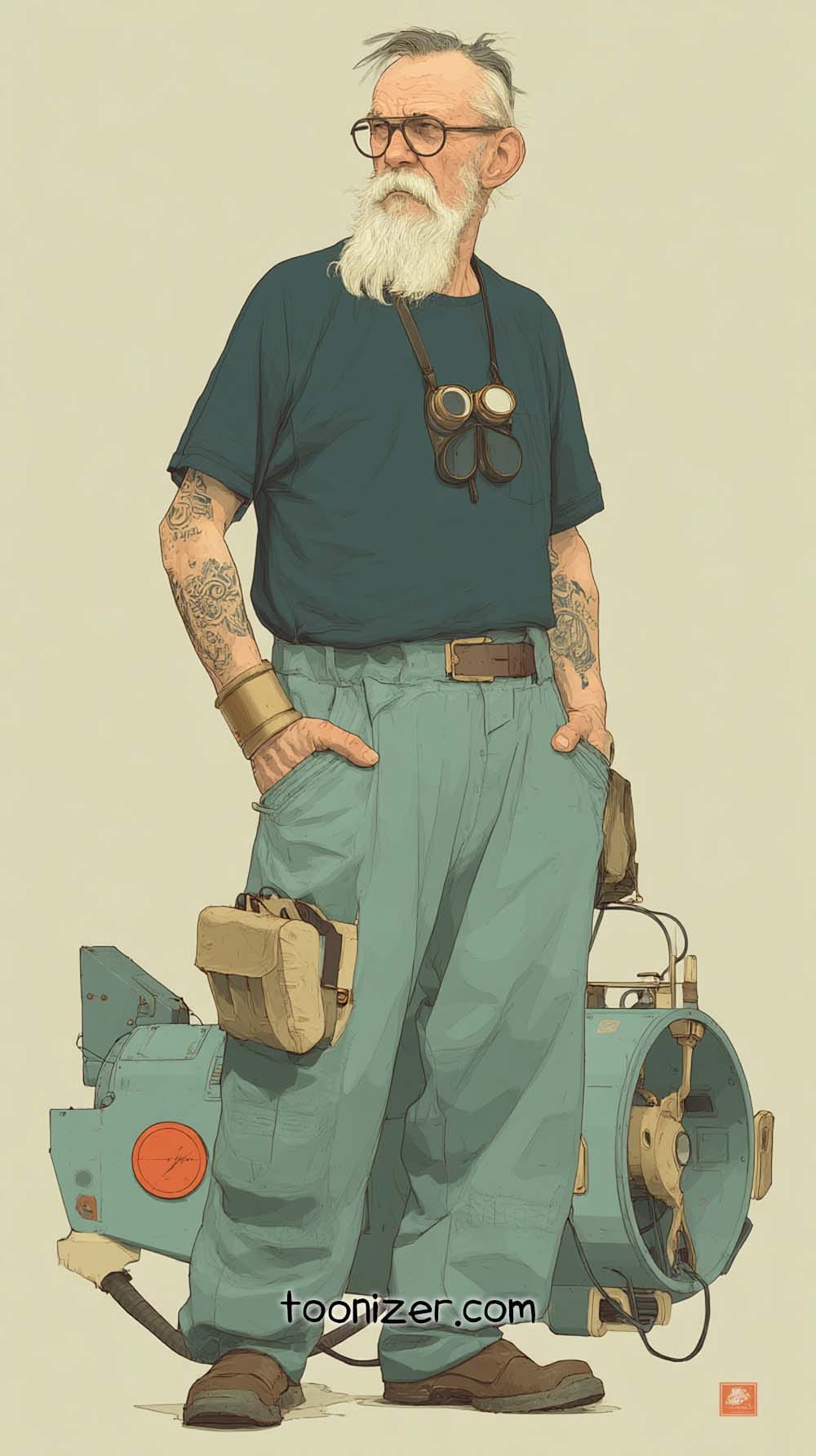 futuristic character design