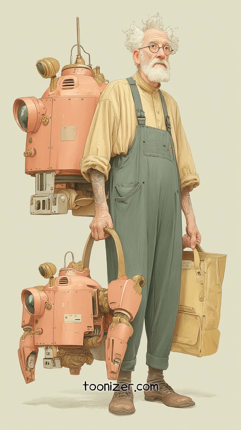 futuristic character design