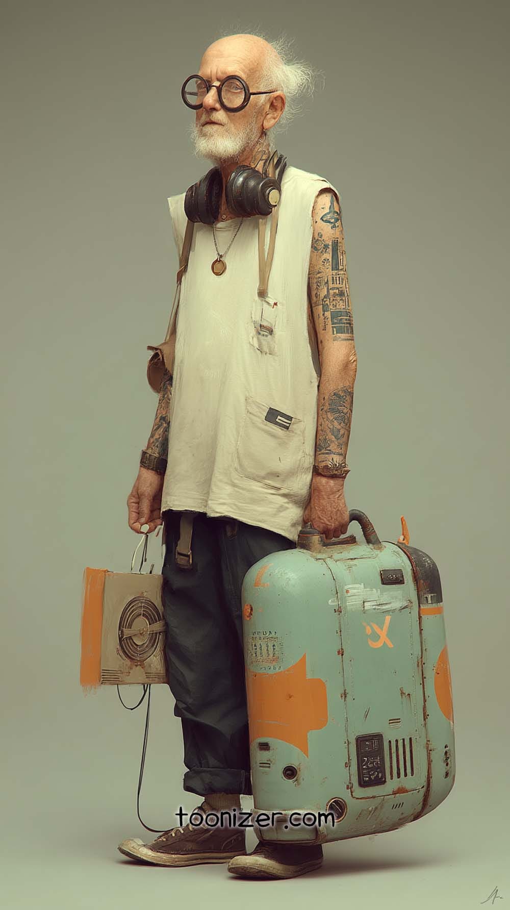 futuristic character design