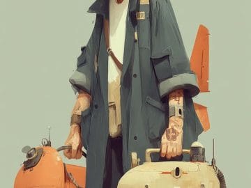 futuristic character design