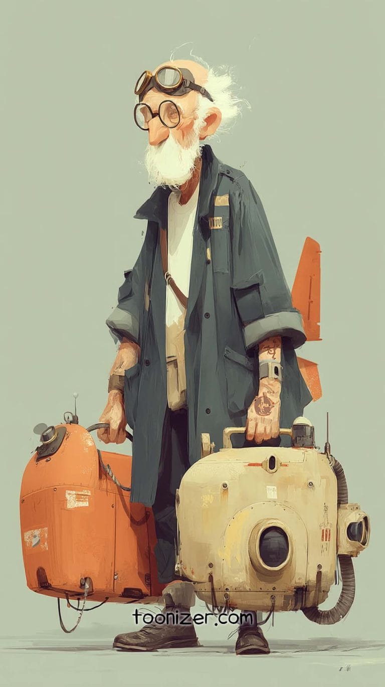 futuristic character design