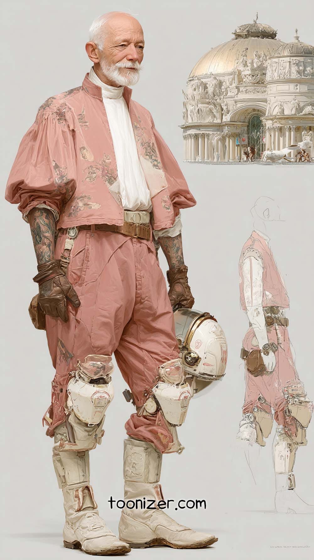 futuristic character design