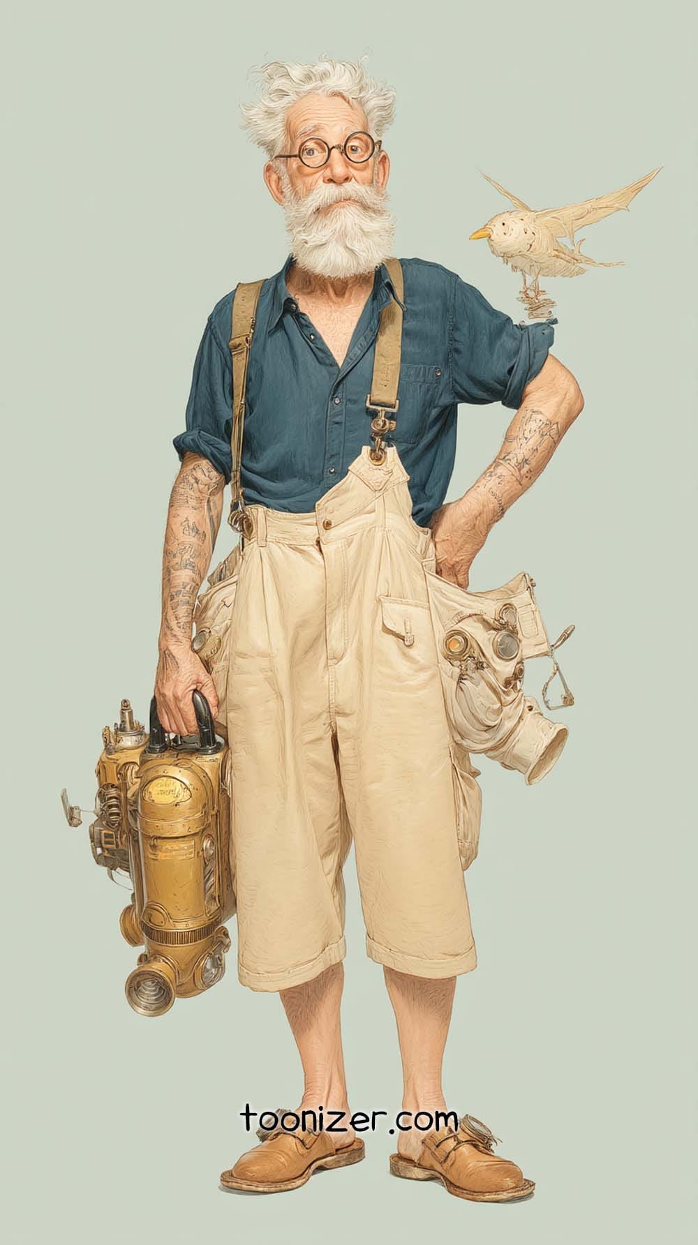 futuristic character design