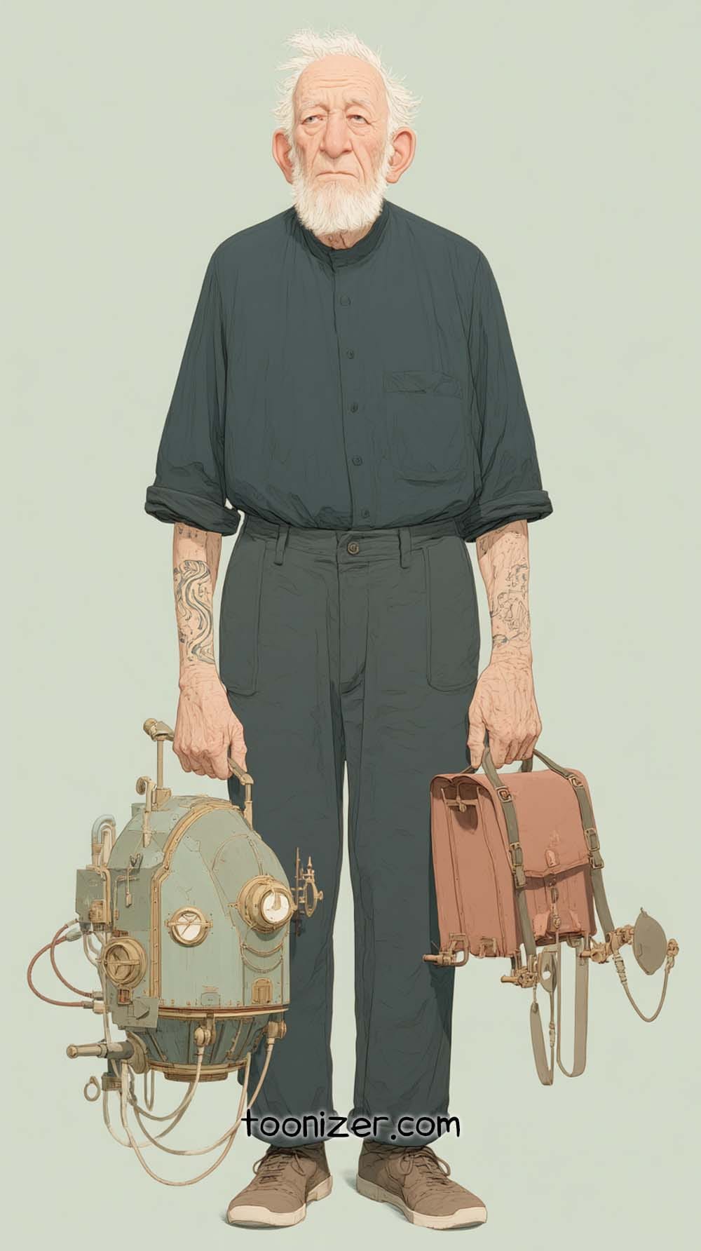 futuristic character design