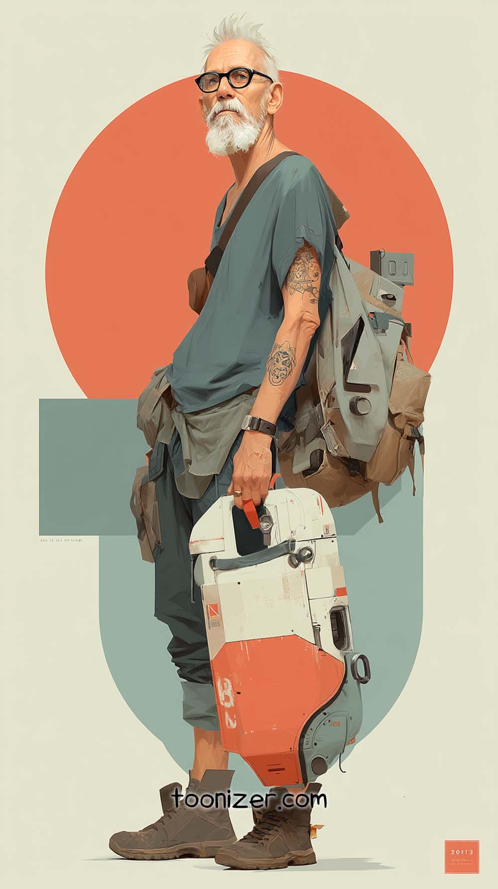 futuristic character design