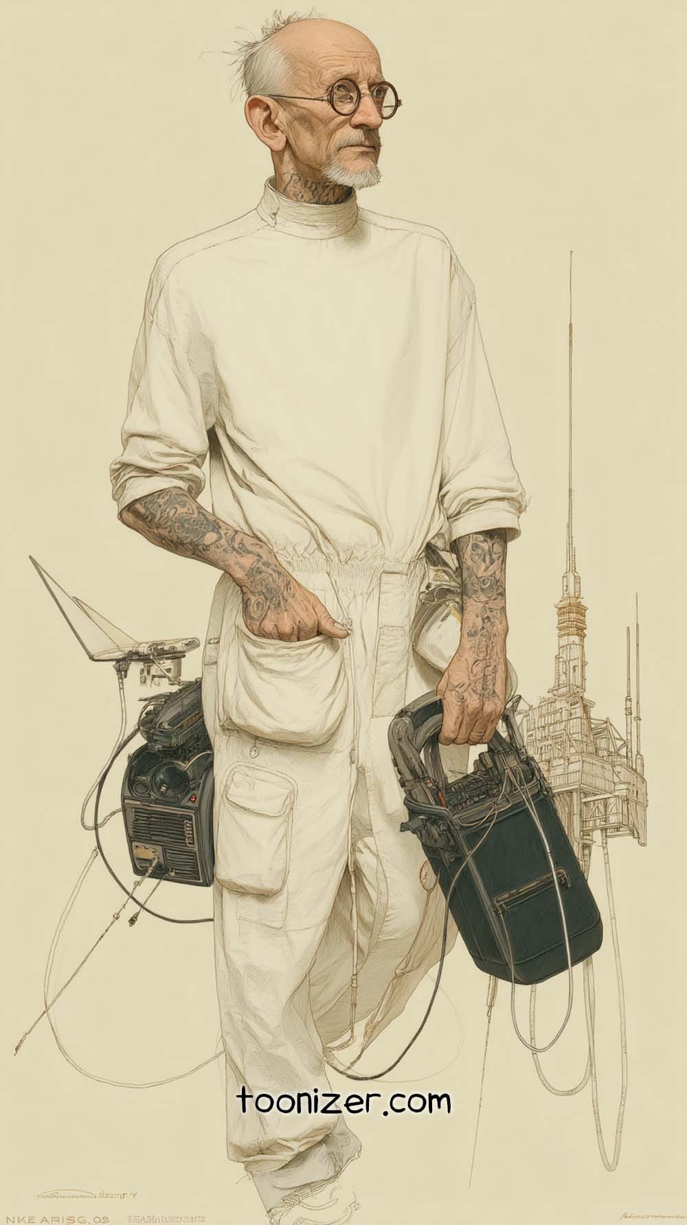 futuristic character design