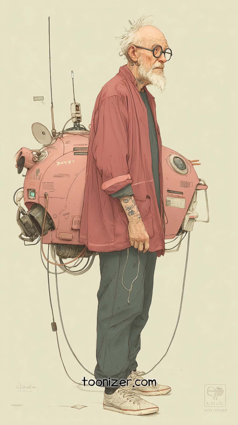 futuristic character design