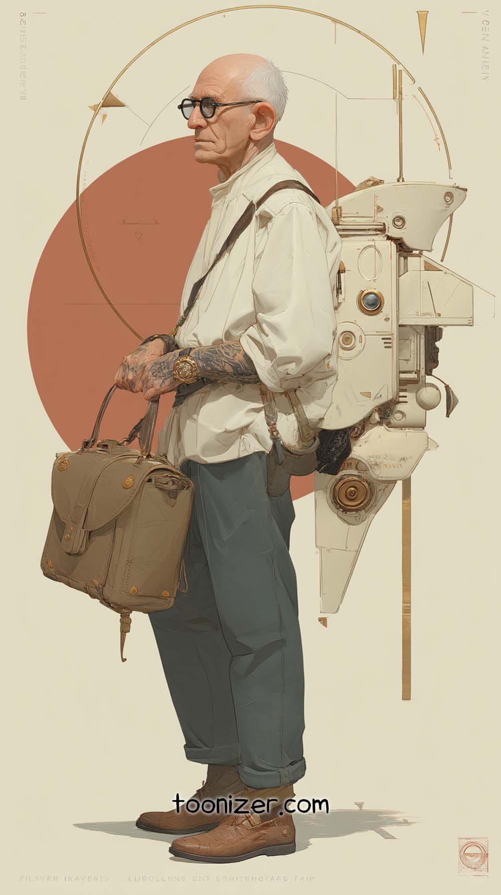 futuristic character design