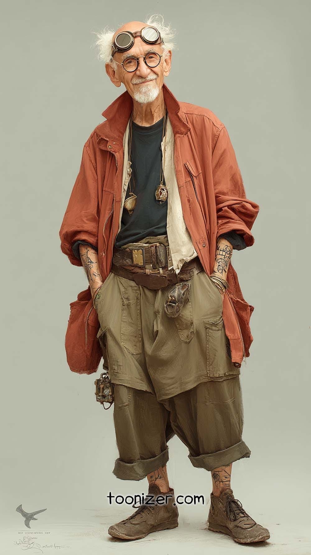 futuristic character design