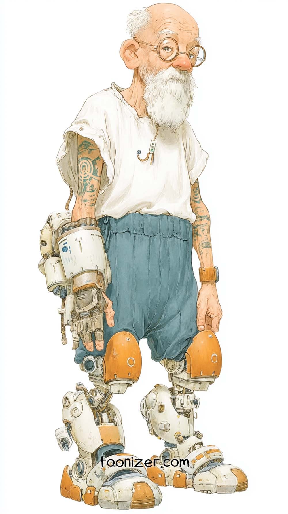 futuristic character design