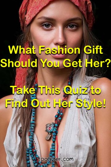 Fashion gift quiz for her style.