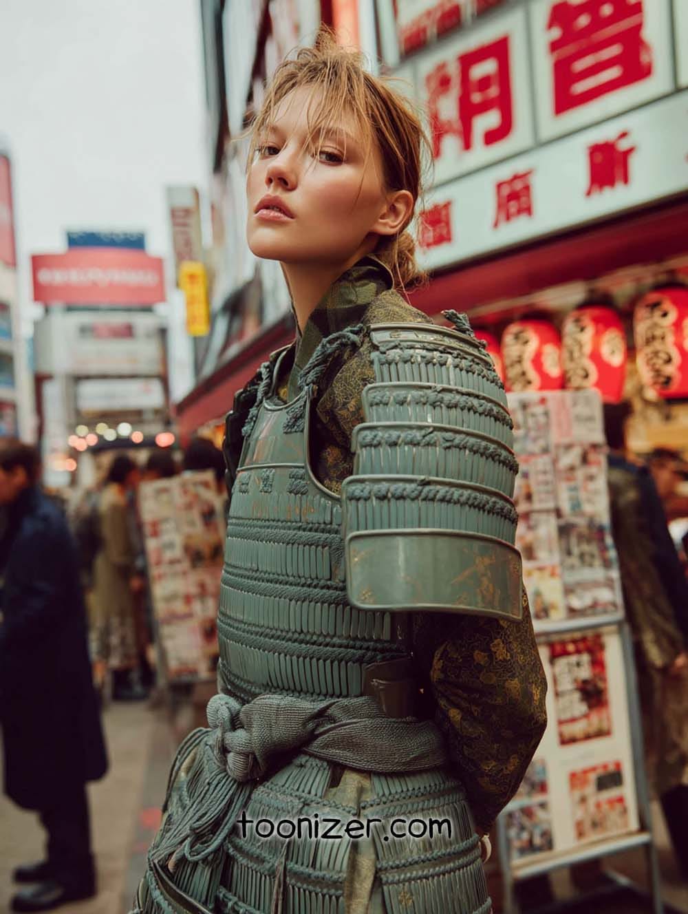 cyberpunk samurai fashion
