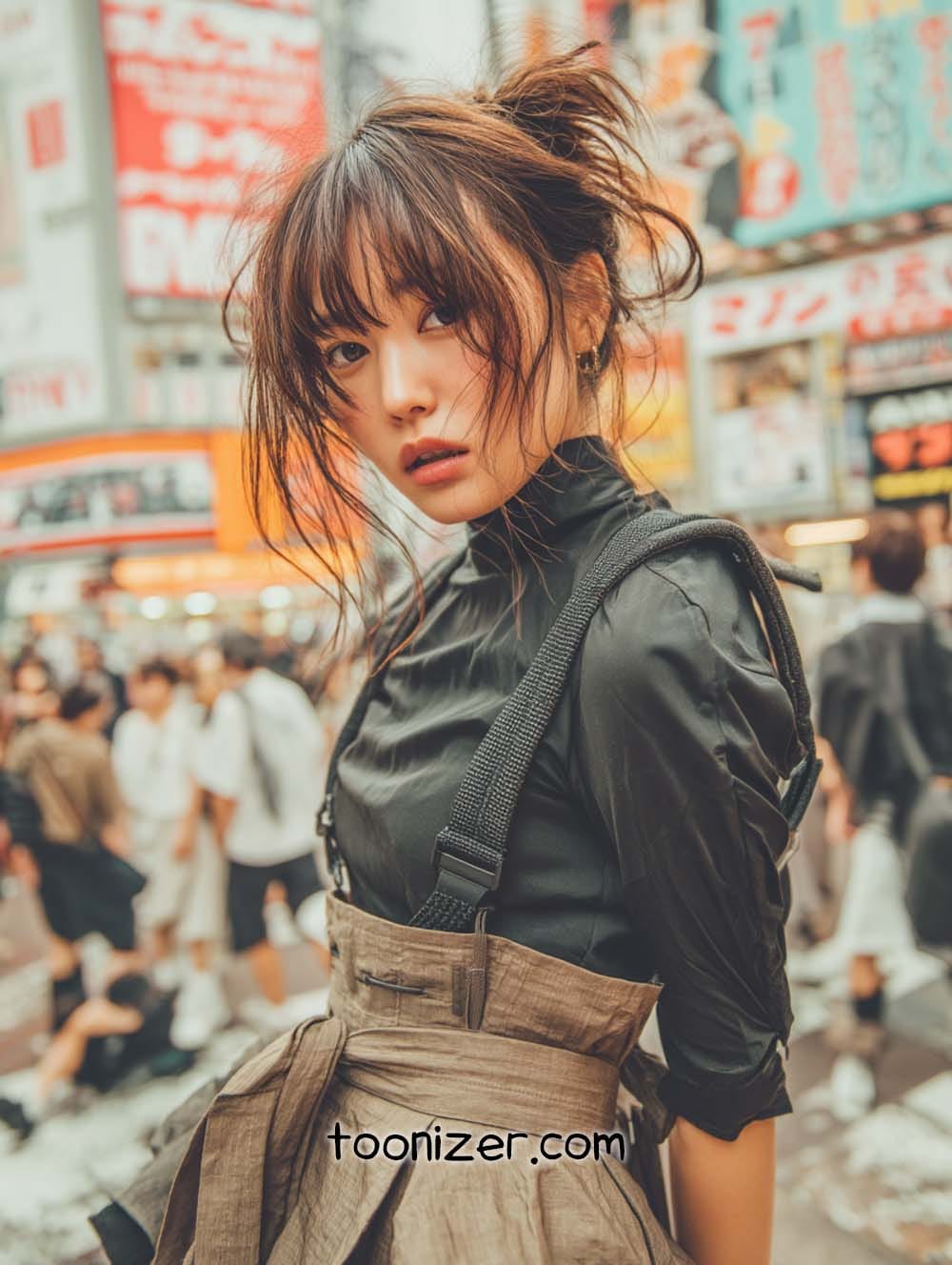 cyberpunk samurai fashion