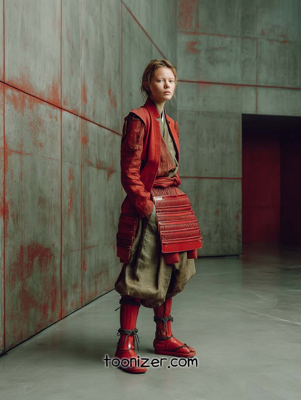 cyberpunk samurai fashion