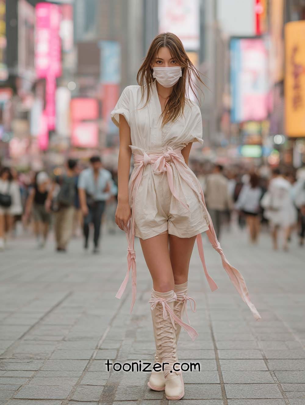 cyberpunk samurai fashion