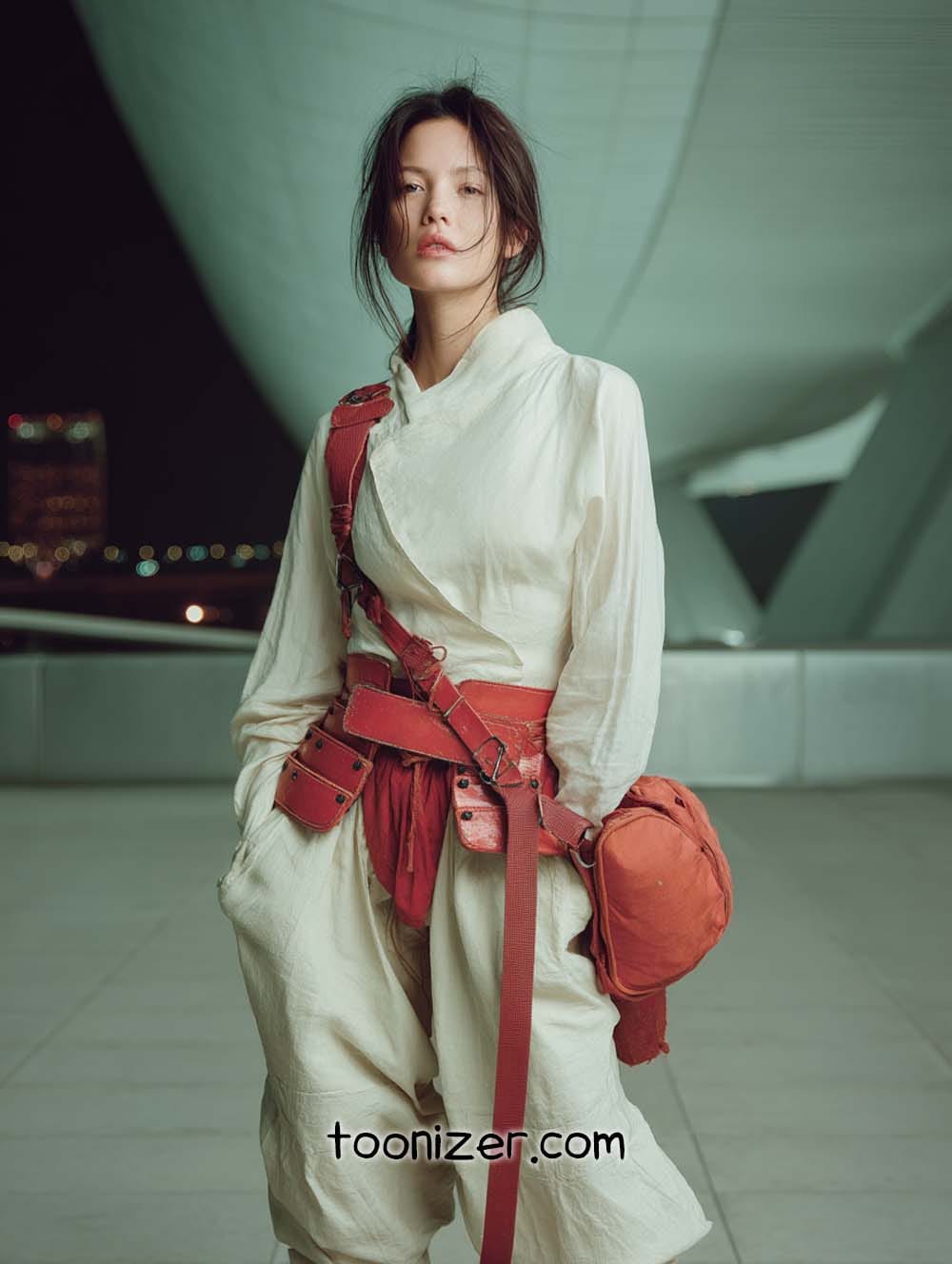 cyberpunk samurai fashion