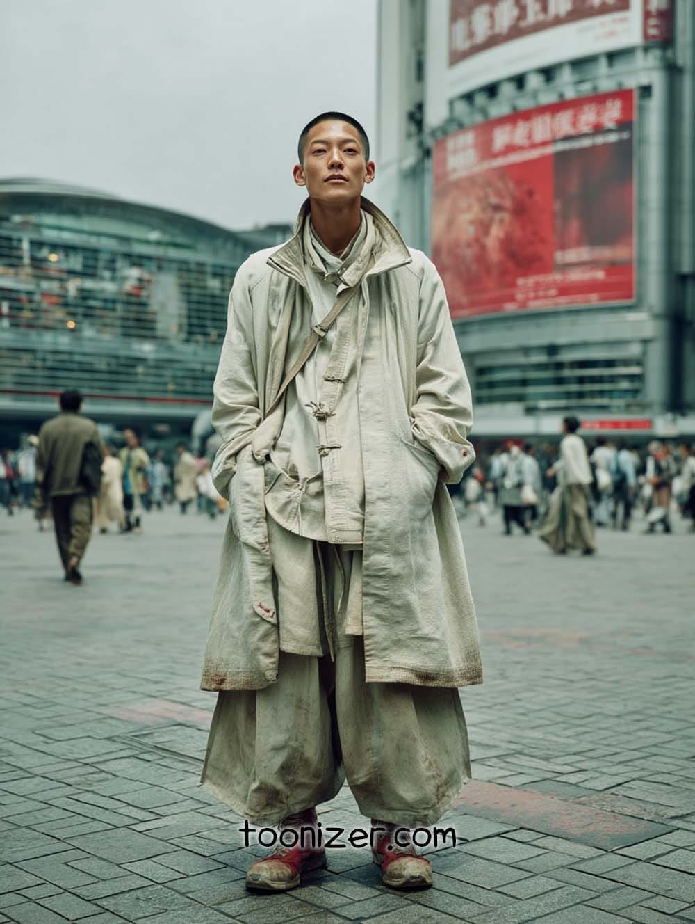 cyberpunk samurai fashion