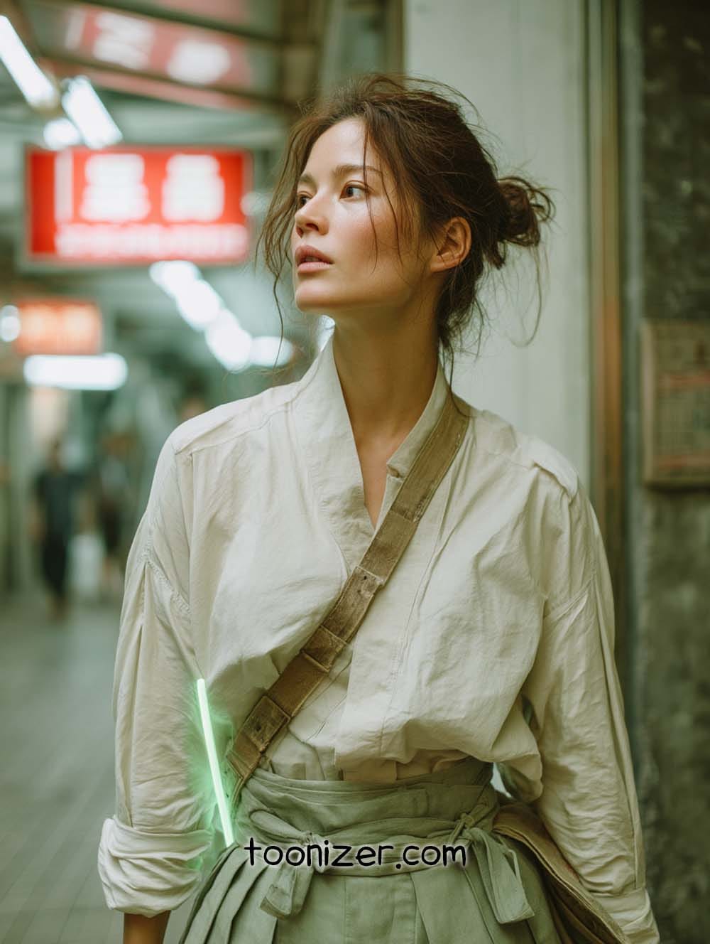 cyberpunk samurai fashion