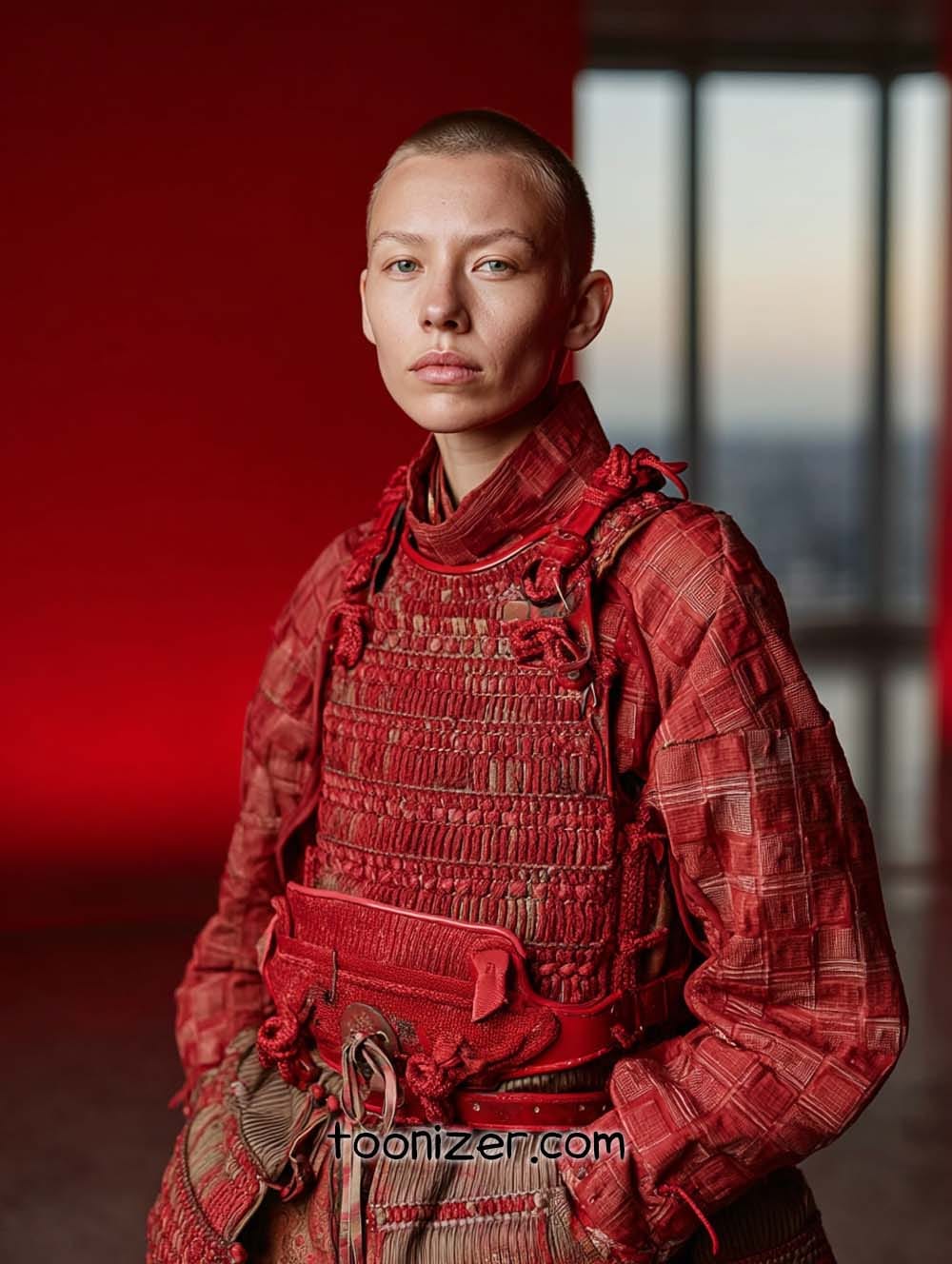 cyberpunk samurai fashion