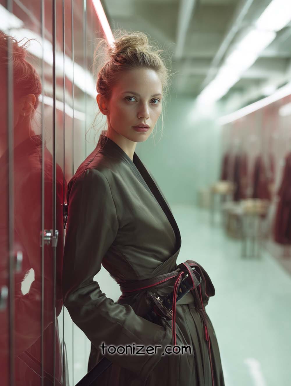 cyberpunk samurai fashion