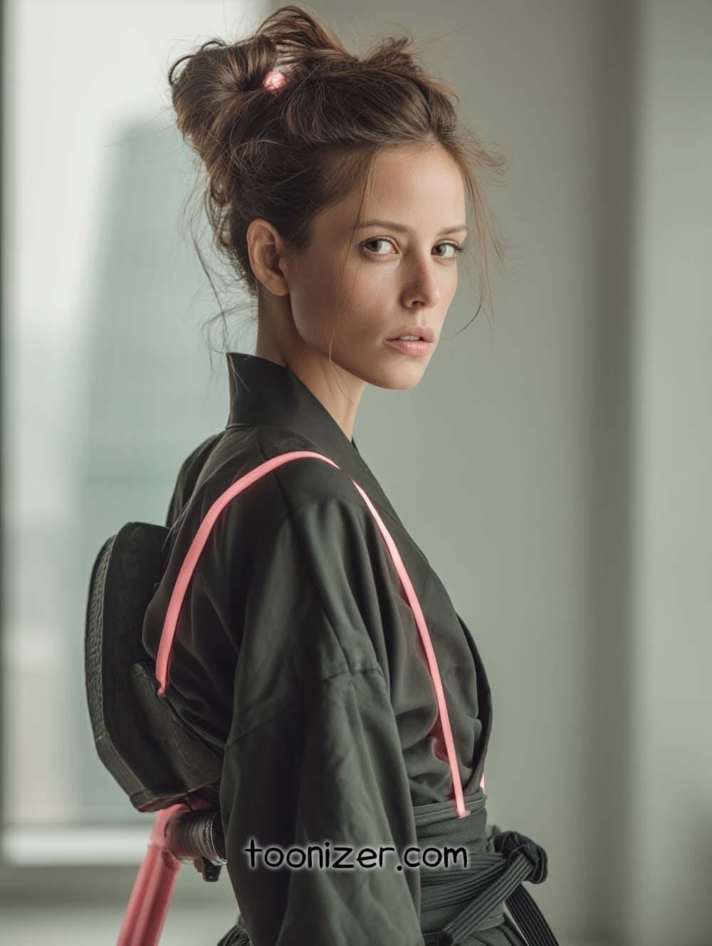 cyberpunk samurai fashion