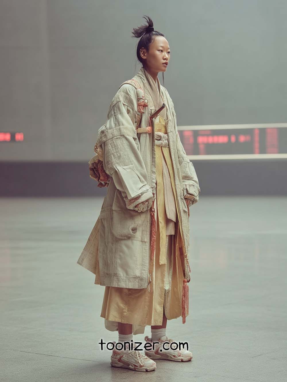 cyberpunk samurai fashion