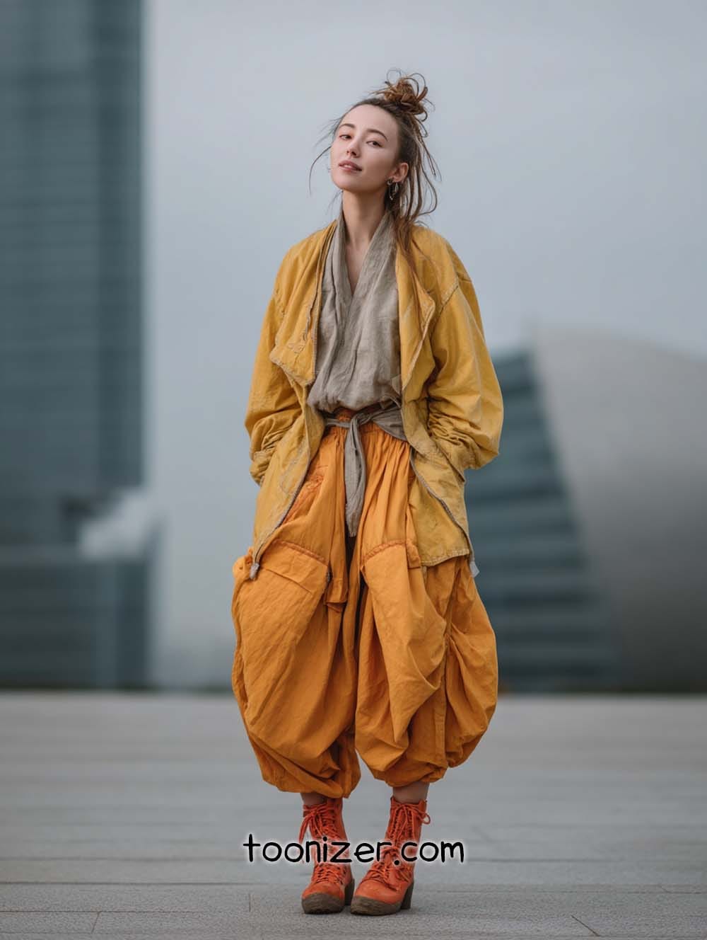 cyberpunk samurai fashion