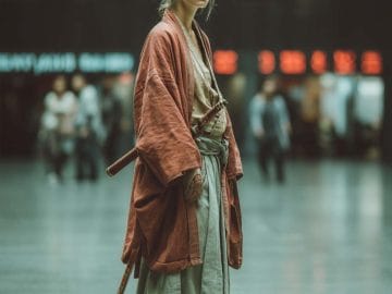 cyberpunk samurai fashion