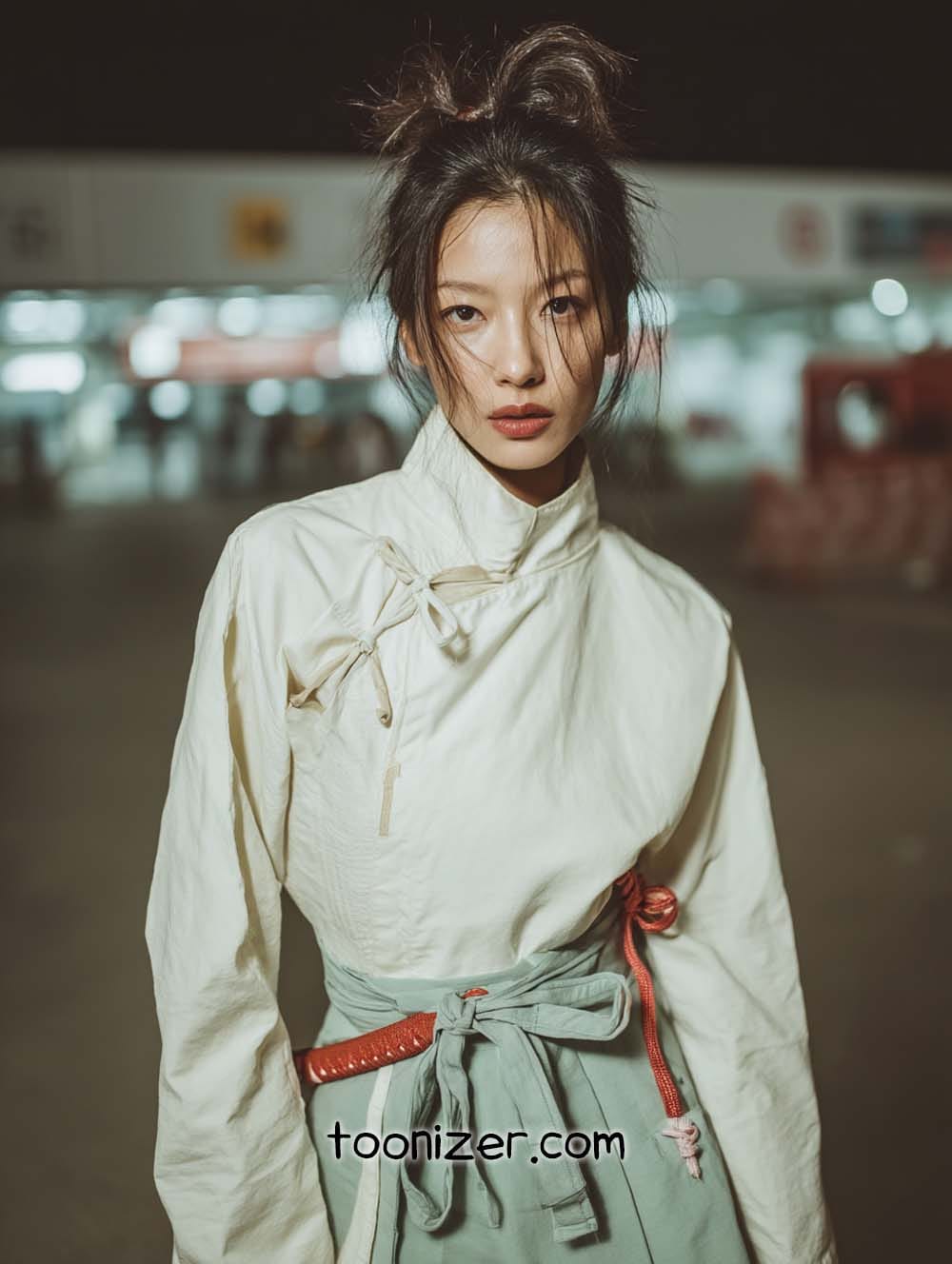 cyberpunk samurai fashion