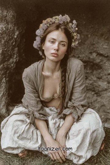 Art Nouveau meets ancient fashion