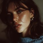 Portrait of a person in soft lighting