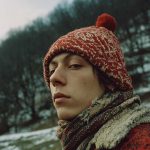 Person in winter clothing standing outdoors