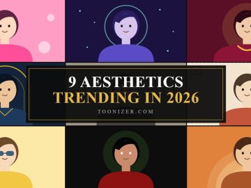 9 aesthetics trending in 2026 graphic collage